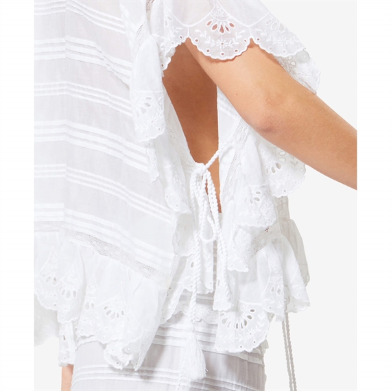 Isabel Marant Etoile Payton Top, Hvid